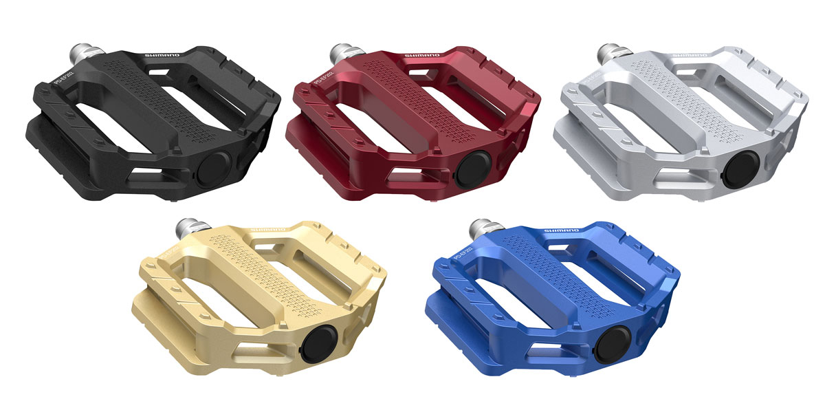 Novos pedais de plataforma Shimano