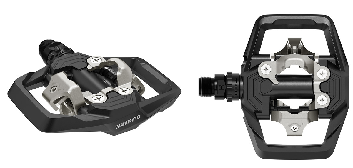 Novos pedais de plataforma Shimano