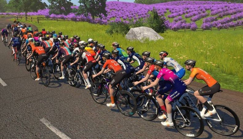 Volta a França virtual no Zwift