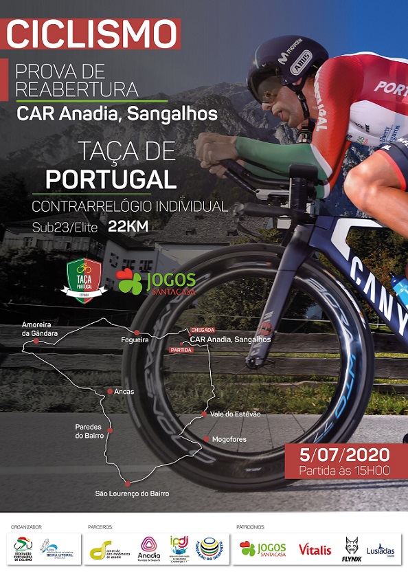 Prova de reabertura do ciclismo será em Sangalhos