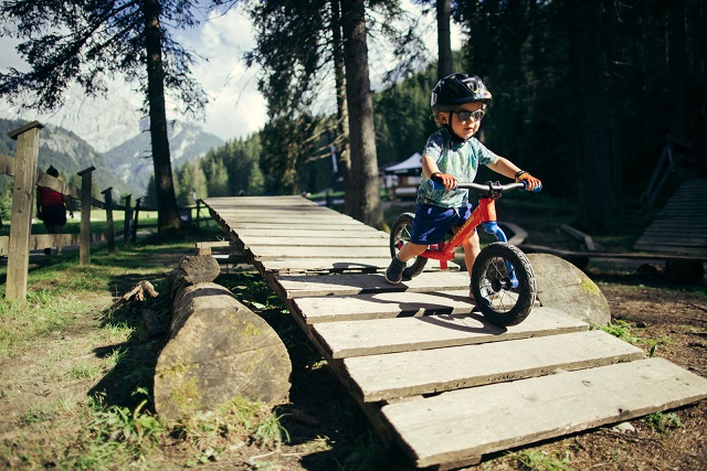 Ter um filho não significa parar de pedalar