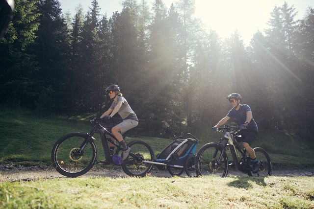 Ter um filho não significa parar de pedalar