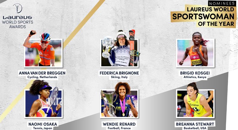 Pogacar e Van der Breggen nomeados para os Prémios Laureus